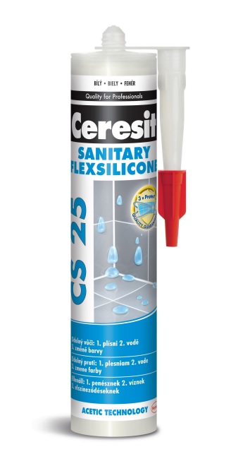 CCERESIT CS 25 sanitární silikon natura 280ml