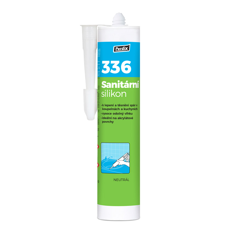Perdix – 336 Sanitární silikon neutrální bílý 310ml
