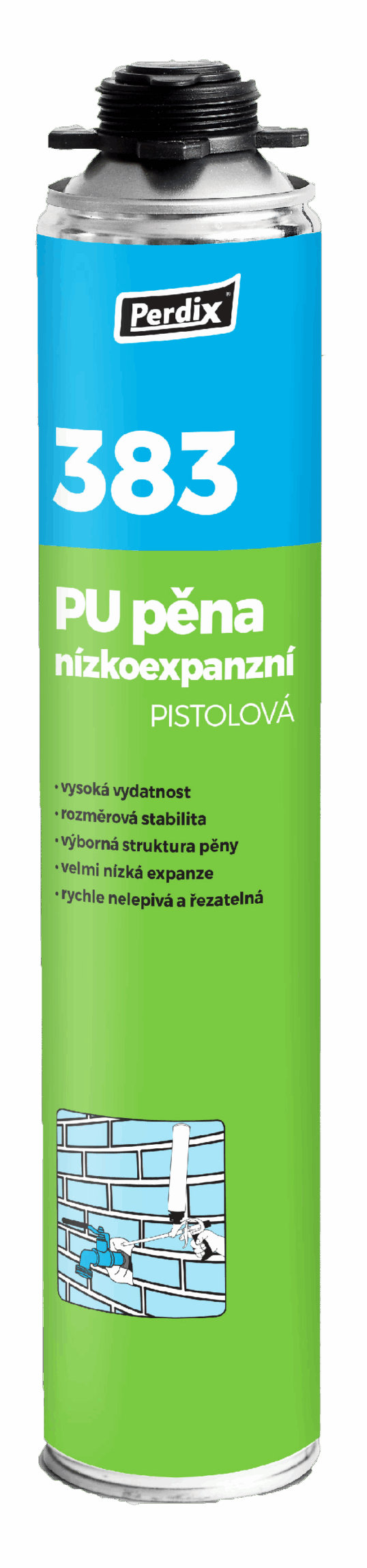 PERDIX 388 PU pěna  MEGA nízkoexpanzní pistolová 850ml