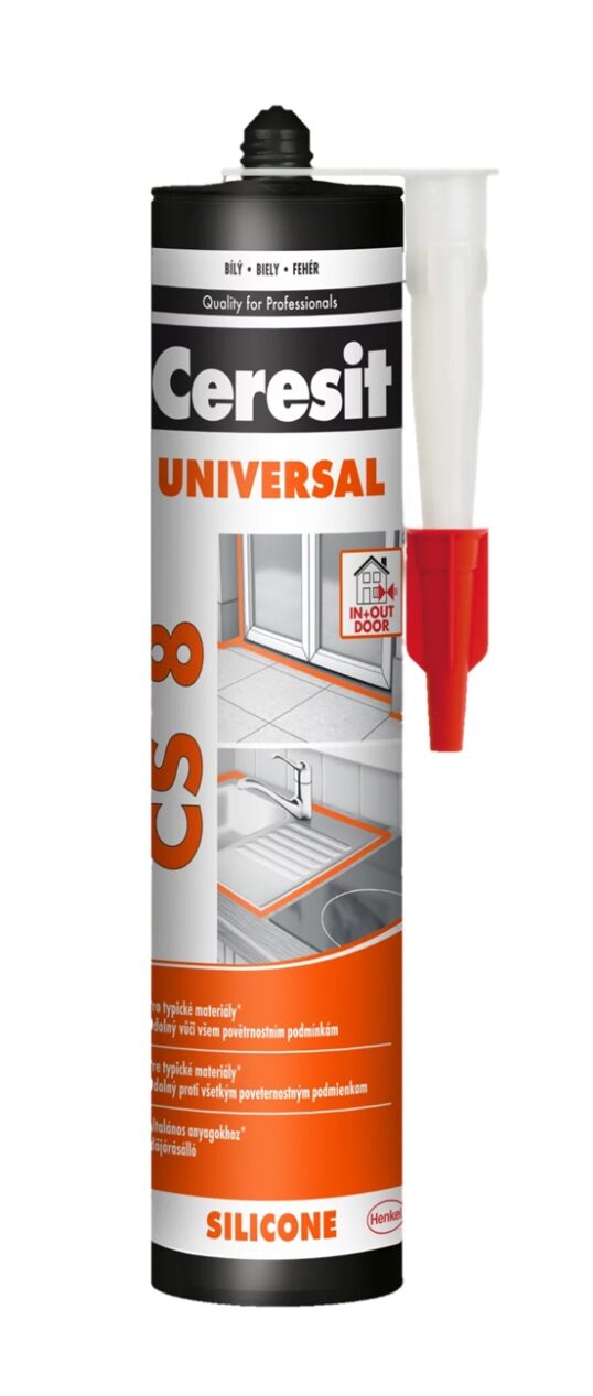 CERESIT CS 8 univerzální silikon 280ml bílý