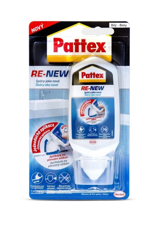 PATTEX Re-New Obnovovač silikonu bílý 80ml