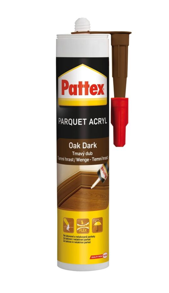 PATTEX Parketový tmel – tmavý dub 300ml