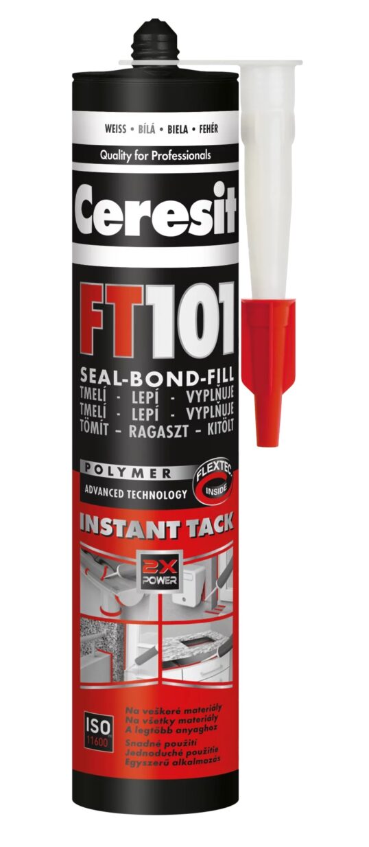 CERESIT FT 101 Lepící tmel bílý 280ml