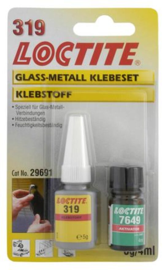 LOCTITE – 319/7649 lepení sklo-kov- sada 4ml