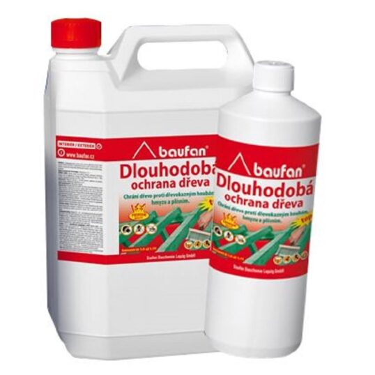 Baufan dlouhodobá ochrana dřeva 10kg hnědá