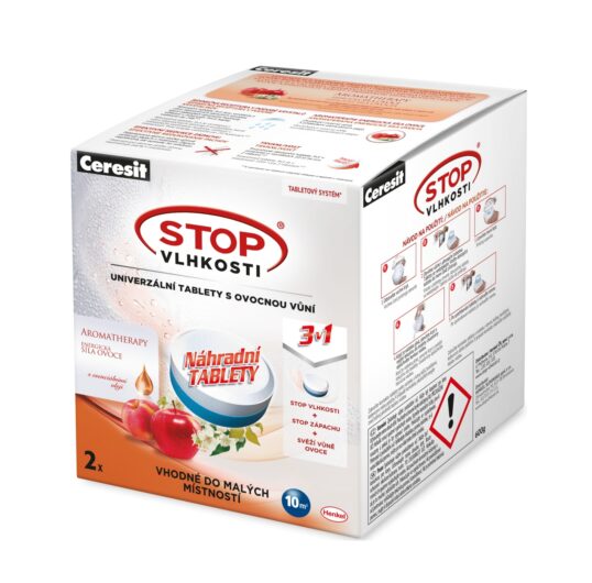 Ceresit STOP vlhkosti BBQ tablety 2x300g ovoce