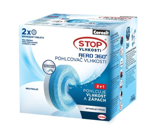 Ceresit STOP vlhkosti náhradní tablety AERO 2x450g