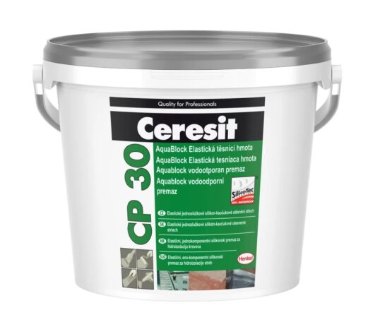 CERESIT CP30 Aquablock šedá 1kg – Silikonová izolace
