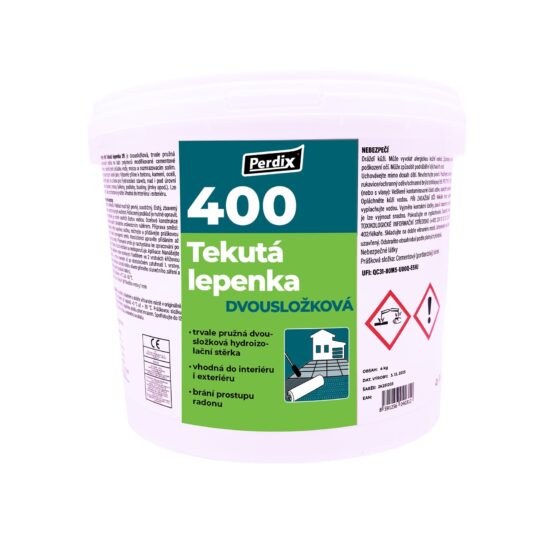 Perdix – 400 Tekutá lepenka 2K 4kg – šedá