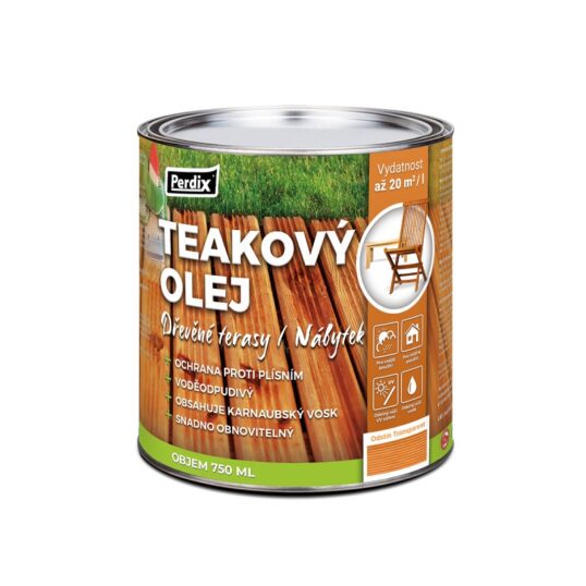 Perdix Teakový olej transparentní 750ml